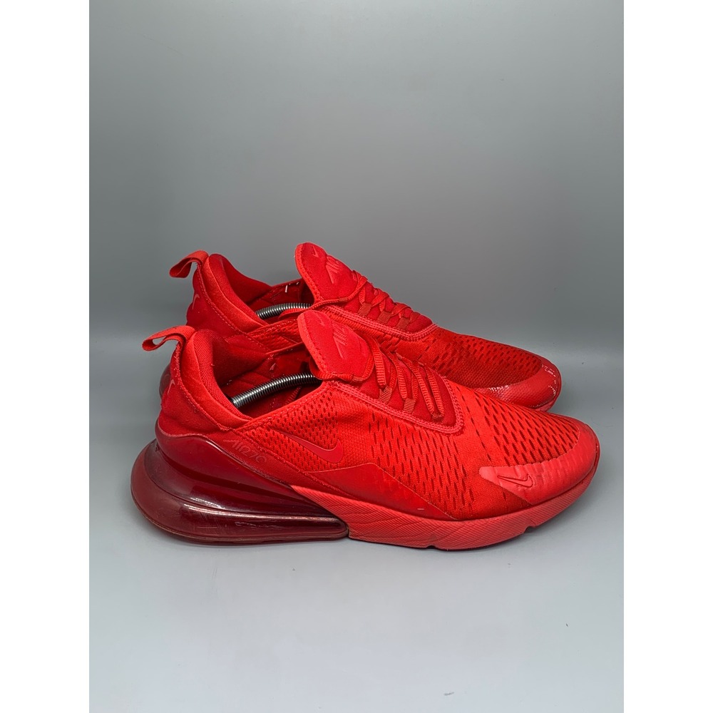 Nike Air Max 270 University Red Running Shoes CV7544-600 Men's Sz 14